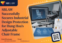 SBLAW Successfully Secures Industrial Design Protection for Hung Hoa’s Adjustable Chair Frame