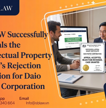 SBLAW Successfully Appeals the Intellectual Property Office’s Rejection Decision for Daio Paper Corporation