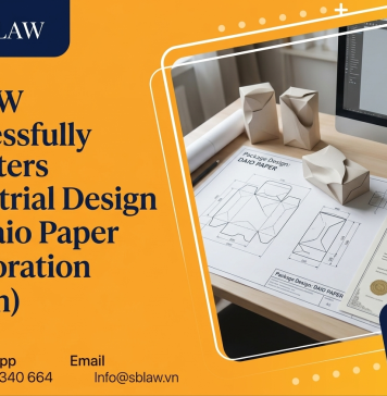 SBLAW Successfully Registers Industrial Design for Daio Paper Corporation (Japan)